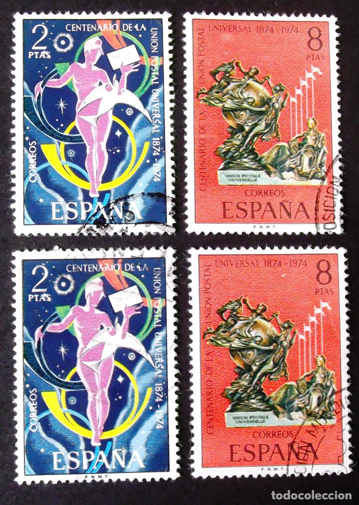 Sellos: 2211-2, DOS SERIES EN USADO. POSTAL. - Foto 1