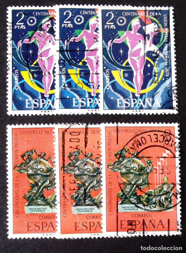 Sellos: 2211-2, TRES SERIES EN USADO. POSTAL. - Foto 1