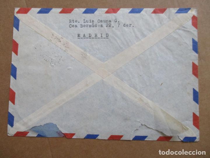 Sellos: circulada 1951 de madrid a bruselas belgica - Foto 2