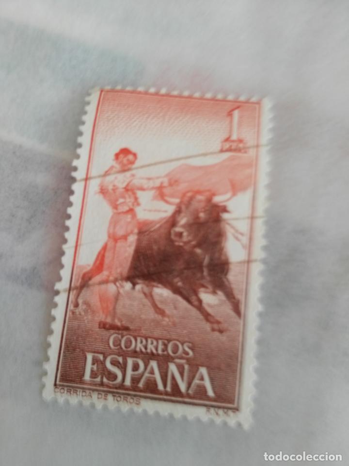 Sellos: Sello 1 pta corrida de toros Espa&ntilde;a - Foto 1
