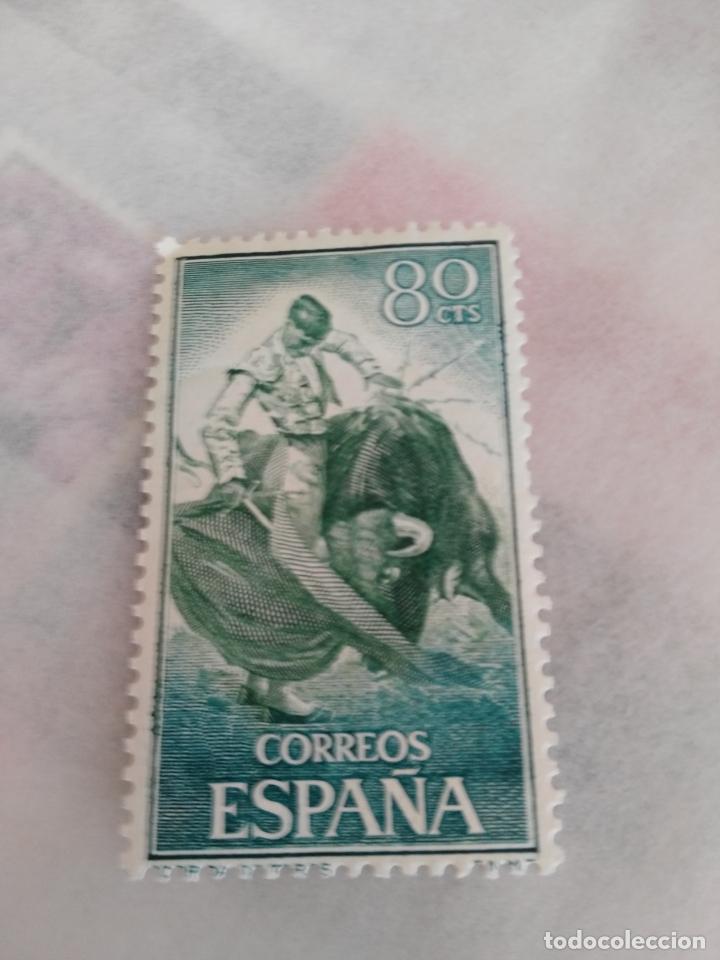 Sellos: Sello 80 cts corrida de toros - Foto 1