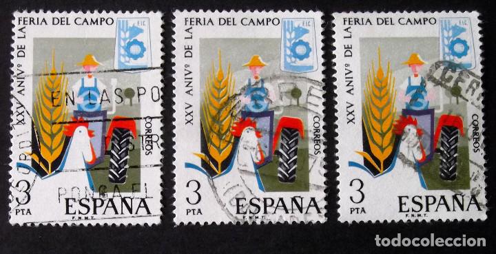 Sellos: 2263, TRES SERIES USADAS. CAMPO. - Foto 1