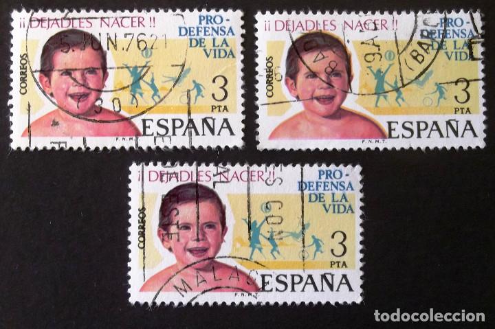 Sellos: 2282, TRES SERIES EN USADO. VIDA. - Foto 1