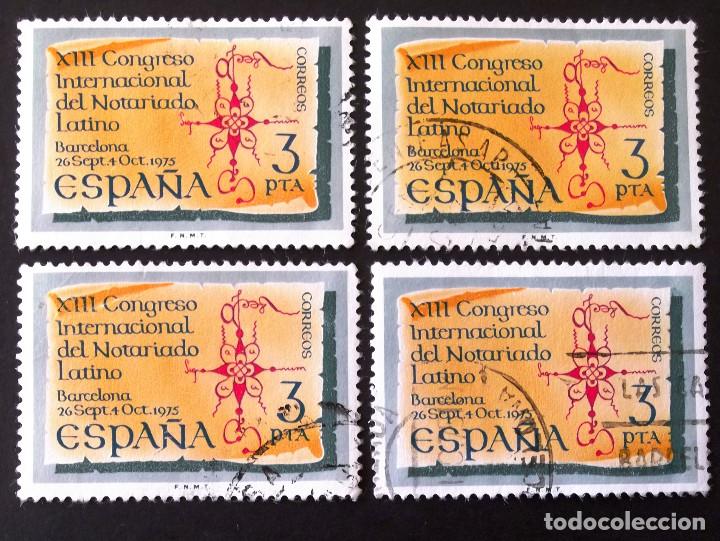 Sellos: 2283, CUATRO SERIES EN USADO. NOTARIADO. - Foto 1