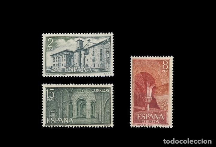 Sellos: 2229/31 MONASTERIO DE LEYRE - Foto 1