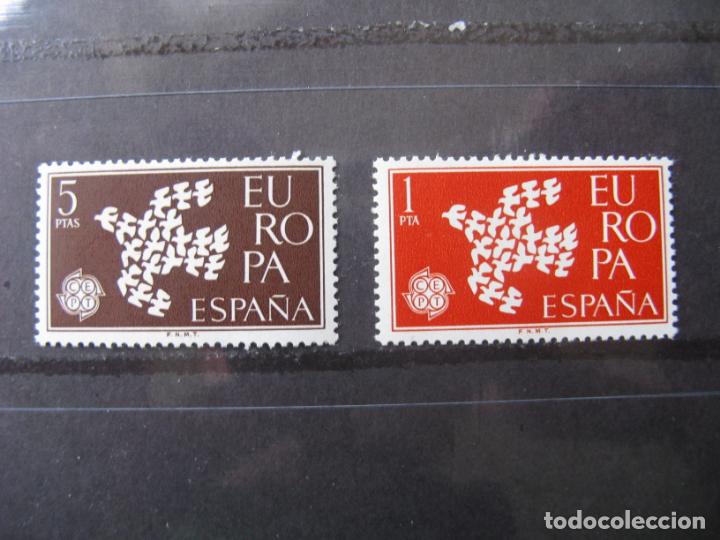 Sellos: +1961, europa, edifil 1371/72 - Foto 1