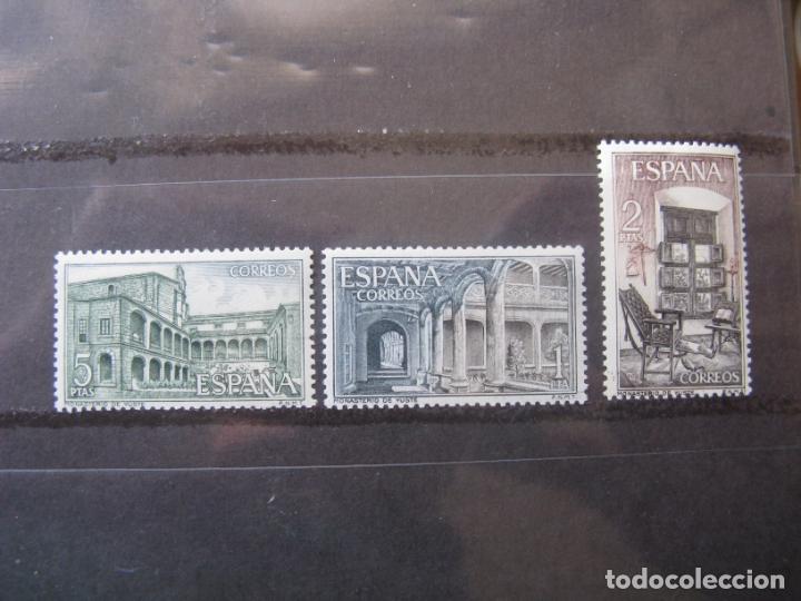 Sellos: +1965, monasterio de yuste, edifil 1686/88 - Foto 1