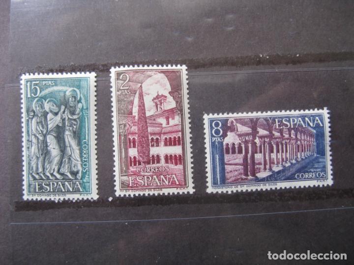 Sellos: +1973, monasterio de santo domingo de silos, edifil 2159/61 - Foto 1