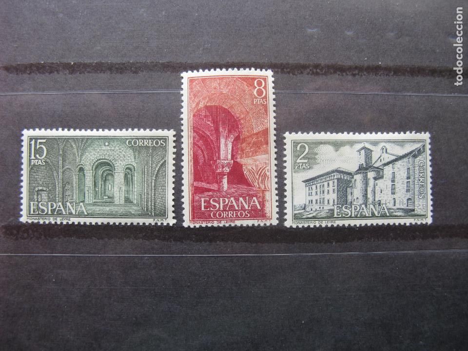 Sellos: +1974, monasterio de leyre, edifil 2229/31 - Foto 1