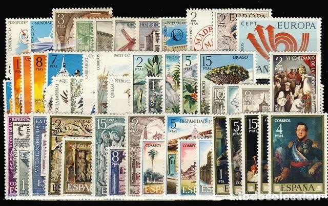 Sellos: A&Atilde;&plusmn;o completo 1973 - Foto 1
