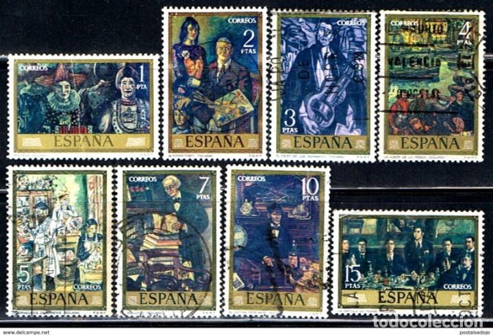 Sellos: ESPA&Ntilde;A // EDIFIL 2077 a 2084  // 1972 ... USADO - Foto 1