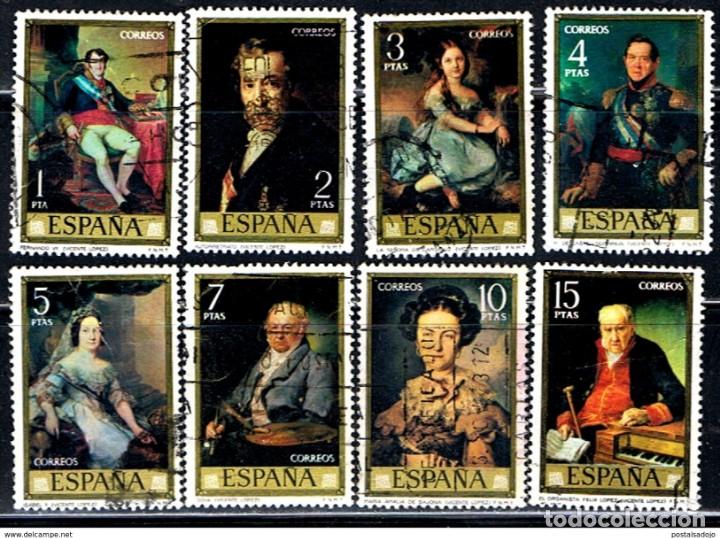 Sellos: ESPA&Ntilde;A // EDIFIL 2146 &agrave; 2153 // 1973 ... USADOS - Foto 1