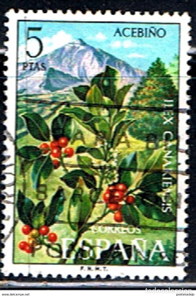 Sellos: ESPA&Ntilde;A // EDIFIL 2123 // 1973 ... ACEBI&Ntilde;O ... USADO - Foto 1