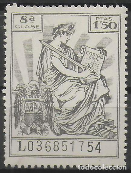 Stamps: Sello timbre fiscal de 1,5 pesetas (08)
