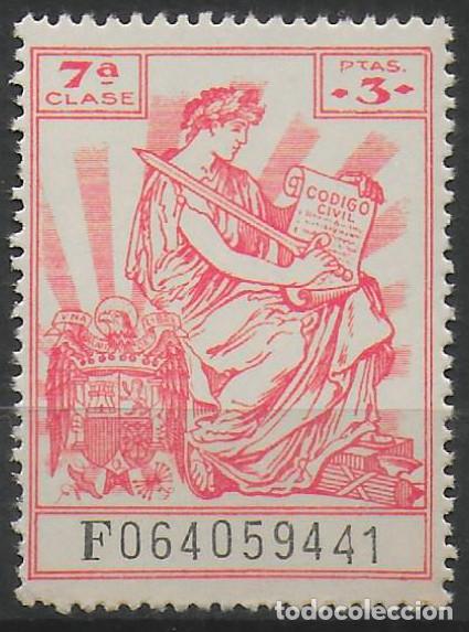 Stamps: Sello timbre fiscal de 3 pesetas (02)