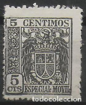 Stamps: Sello timbre fiscal especial movil 5 c&eacute;ntimos (02)