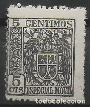 Stamps: Sello timbre fiscal especial movil 5 c&eacute;ntimos (05)