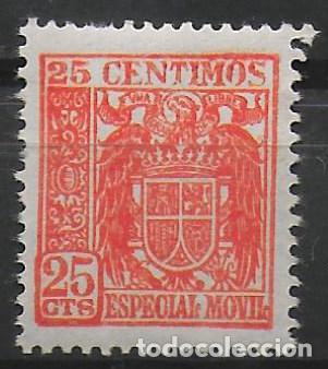 Stamps: Sello timbre fiscal especial movil 25 c&eacute;ntimos (14)