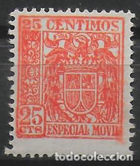 Stamps: Sello timbre fiscal especial movil 25 c&eacute;ntimos (15)