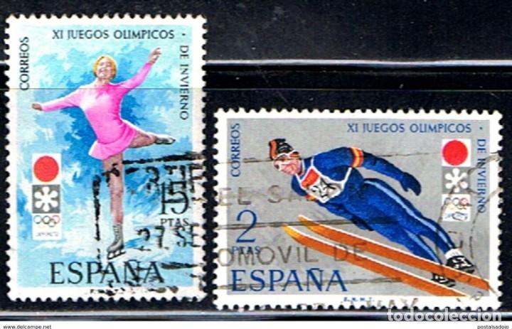 Sellos: ESPA&Ntilde;A // EDIFIL 2074, 2075 // 1972 ... USADOS - Foto 1