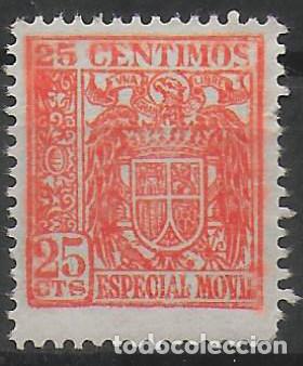 Stamps: Sello timbre fiscal especial movil 25 c&eacute;ntimos (17)