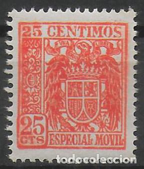 Stamps: Sello timbre fiscal especial movil 25 c&eacute;ntimos (18)