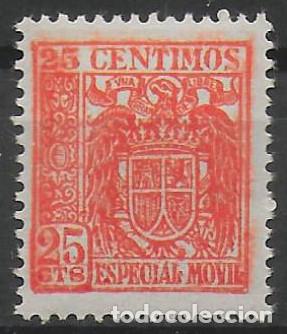 Stamps: Sello timbre fiscal especial movil 25 c&eacute;ntimos (19)