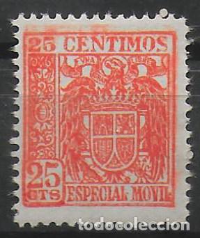 Sellos: Sello timbre fiscal especial movil 25 c&eacute;ntimos (38)