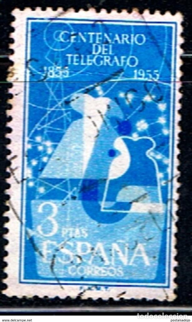 Sellos: ESPA&Ntilde;A // EDIFIL 1182 // 1955 ... USADO - Foto 1