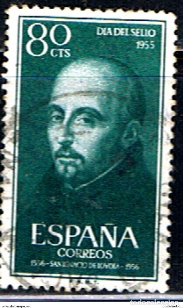 Sellos: ESPA&Ntilde;A // EDIFIL 1168 // 1955 ... USADO - Foto 1