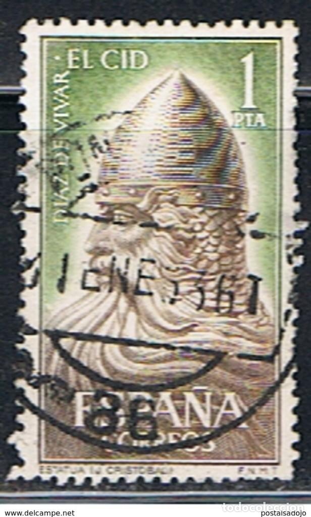 Sellos: ESPA&Ntilde;A // EDIFIL 1444 // 1962 ... USADO - Foto 1