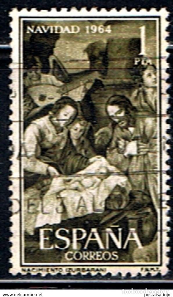 Sellos: ESPA&Ntilde;A // EDIFIL 1630 // 1964 ... USADO - NAVIDAD - Foto 1