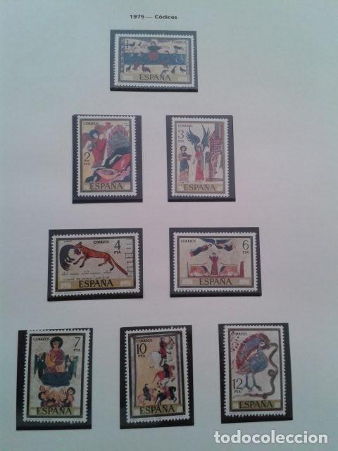 Sellos: ESPA&Ntilde;A 1975. EDIFIL 2284/91 CODICES. NUEVO - Foto 1