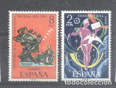Sellos: Spain 1974 UPU centenary, MNH    S.480 - Foto 1
