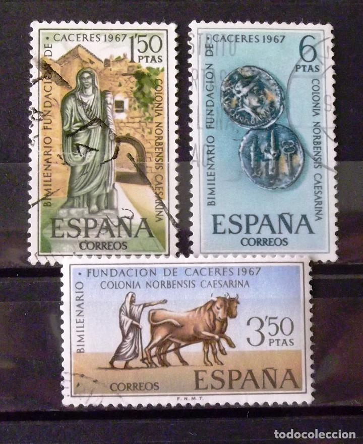 Sellos: 1827-9, SERIE EN USADO. C&Aacute;CERES. - Foto 1