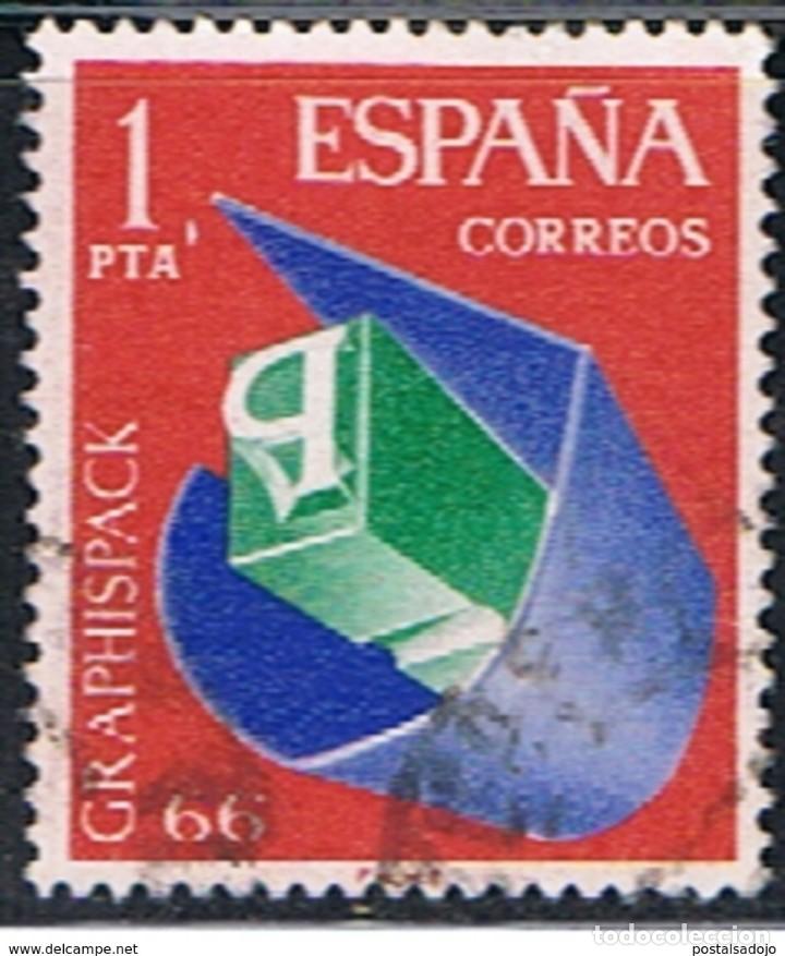 Sellos: ESPA&Ntilde;A // EDIFIL 1709 // 1966 ... USADO - Foto 1