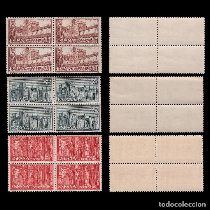 Selos: 1959.Monasterio N&ordf; S. Guadalupe.Blq 4.MNH.Edifil.1250-1252