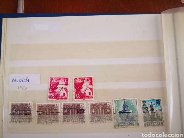 Sellos: 1963 Valencia lote 9 sellos - Foto 1