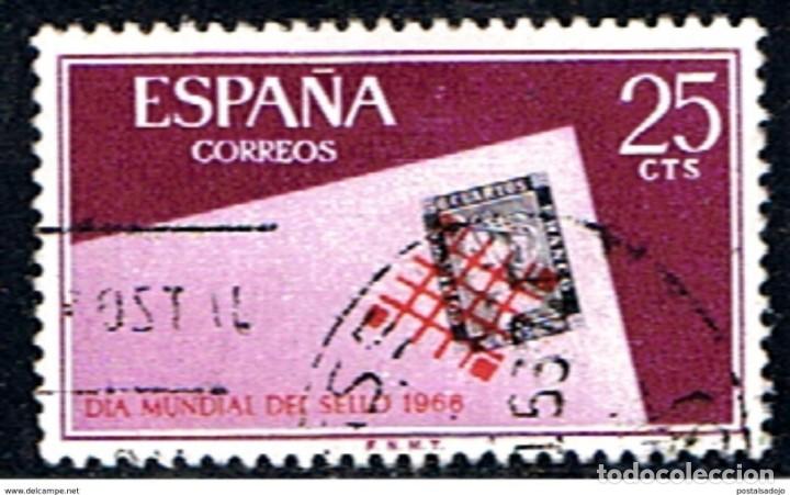 Sellos: ESPA&Ntilde;A // EDIFIL 1723 // 1966 ... USADO - Foto 1