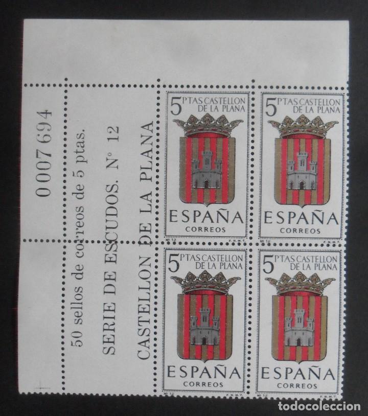 Bloque De 4 Sellos Nuevos España 1962 Escudos Comprar Sellos Nuevos