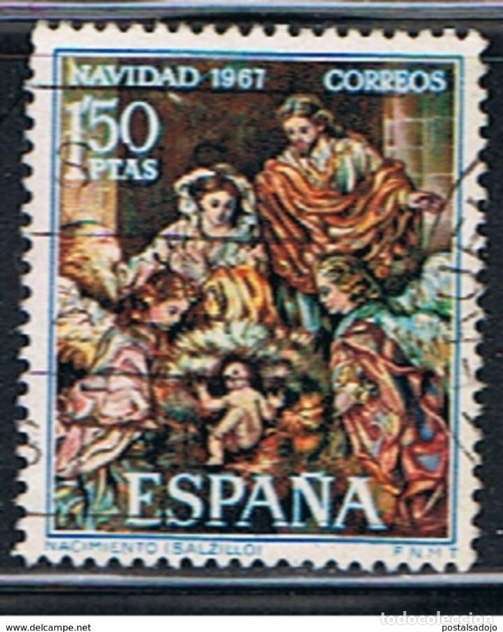 Sellos: ESPA&Ntilde;A // EDIFIL 1838 // 1968 .... USADO - NAVIDAD - Foto 1
