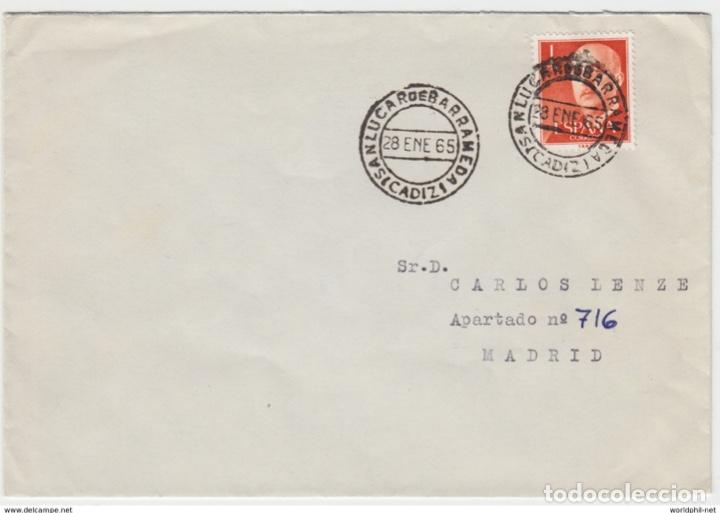 Sellos: Espa&ntilde;a Sanlucar de Barrameda Cadiz 1965 Franco - Foto 1