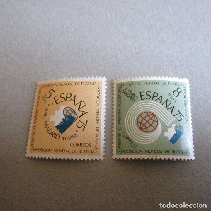 Sellos: ESPA&Ntilde;A 1974 EDIFIL N&ordm; 2175/76**, ESPA&Ntilde;A 75 - Foto 1