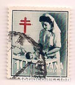 Sellos: ED. 1122. PROTUBERCULOSOS 1953. USADO - Foto 1