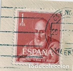 Sellos: ED. 1293. BEATO JUAN DE RIBERA. MATASELLO VALENCIA - Foto 1
