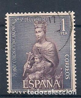 Sellos: ED. 1523. VIRGEN DE LA MERCED. USADO - Foto 1