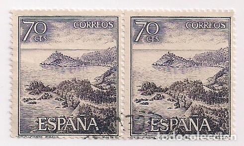 Sellos: ED. 1544. COSTA BRAVA DE GERONA. PAREJA EN USADO - Foto 1