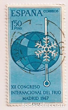 Sellos: ED. 1817. CONGRESO INTERNACIONAL DEL FR&Iacute;O. USADO - Foto 1