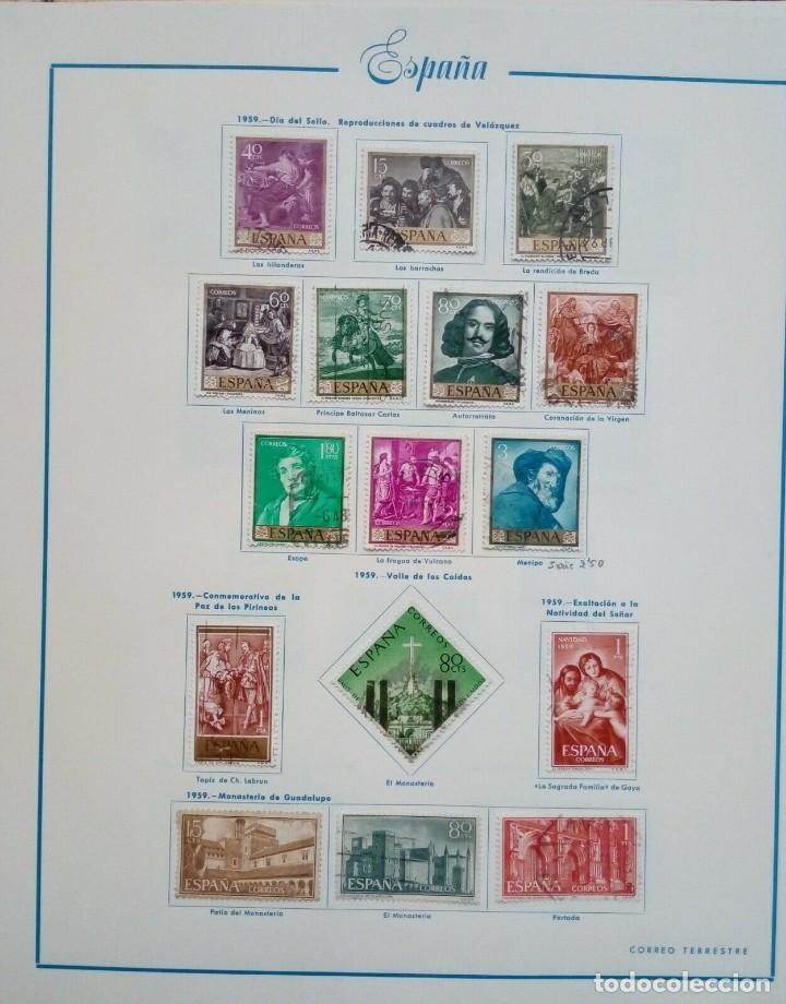 Sellos: ESPA&Ntilde;A USADO 1959 - Foto 1