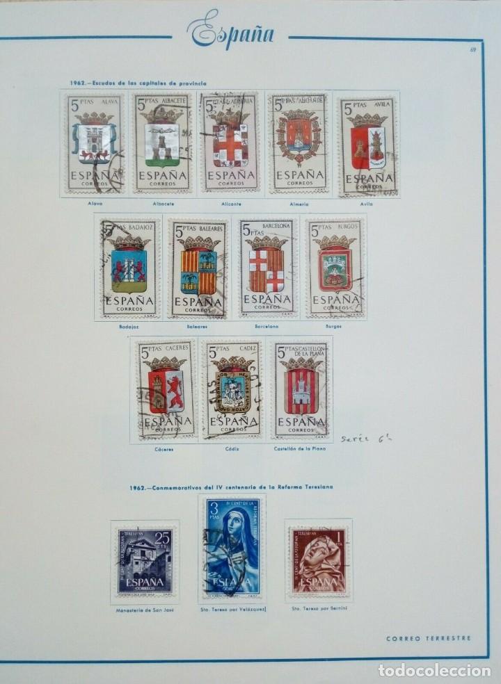 Sellos: ESPA&Ntilde;A USADOS 1962 - Foto 1